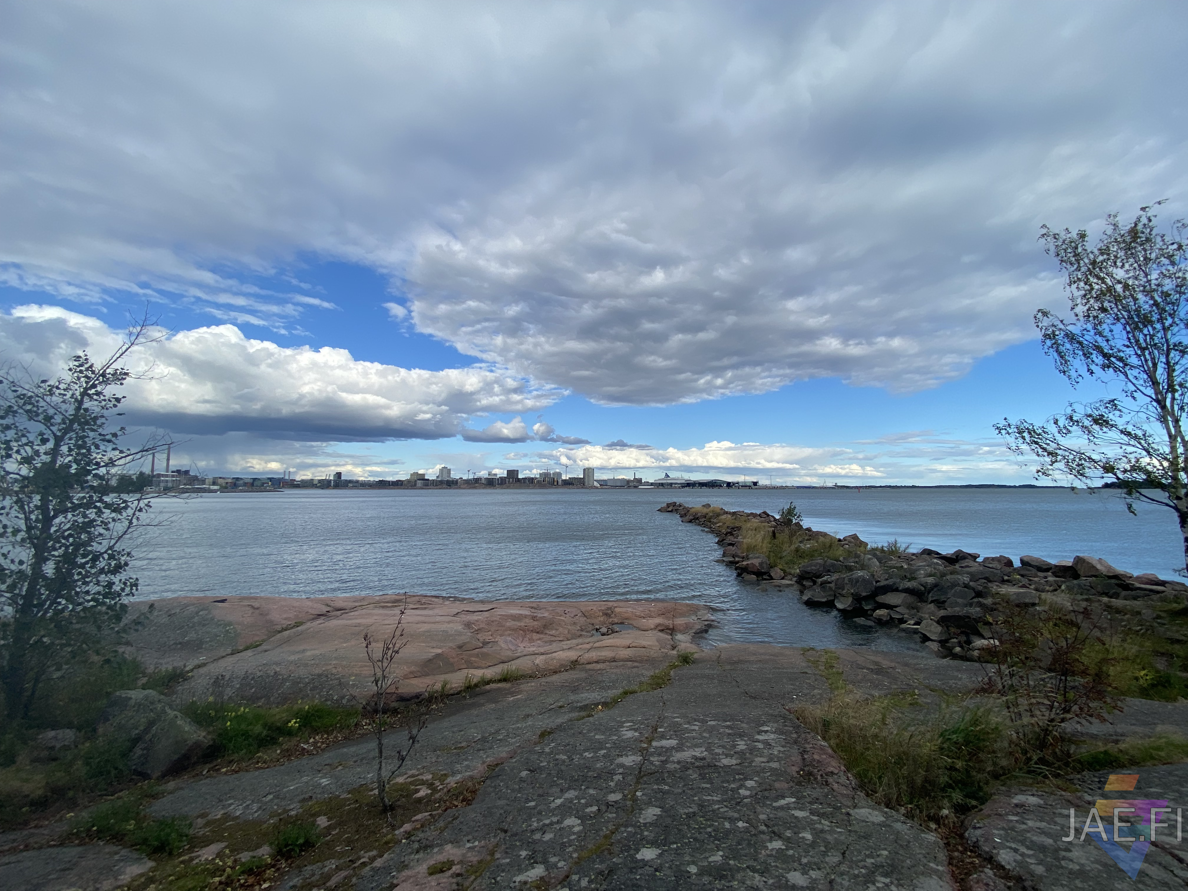 Tip of the island, Lauttasaari, Helsinki, Finland.
